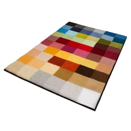 Πατάκι Μπάνιου Cubetto Round Multicolor Kleine Wolke 90X90cm Round Polyacrylic