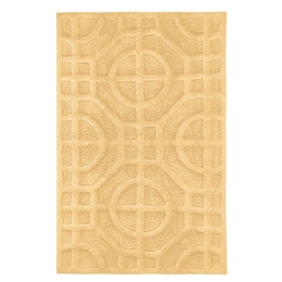 Πατάκι Μπάνιου Mosaic Yellow Kleine Wolke 50X60 100% Βαμβάκι