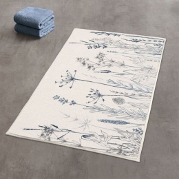 Πατάκι Μπάνιου Savannah Multicolor Kleine Wolke 60X90 Πολυέστερ