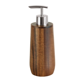 Δοχείο Κρεμοσάπουνου Acaia 7,2x19,3cm Brown Kleine Wolke Ξύλο