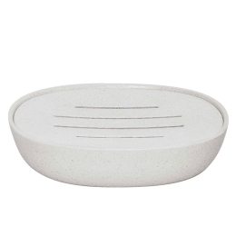 Σαπουνοθήκη Belgrano 11x2,2cm Foggy Grey Kleine Wolke Bamboo,Πολυπροπυλένιο