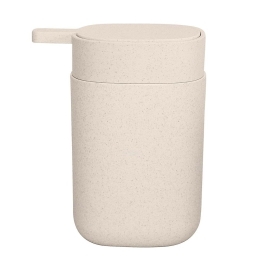 Δοχείο Κρεμοσάπουνου Belgrano 7,6x12,7cm Sandbeige Kleine Wolke Bamboo,Πολυπροπυλένιο
