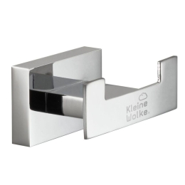 Κρεμάστρα Μπάνιου Meo 7x 3,5x4,7cm Silver Kleine Wolke Ορείχαλκος, Ατσάλι