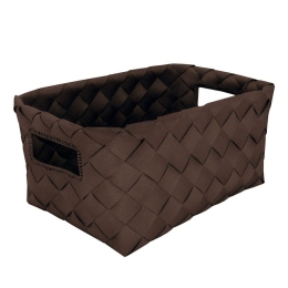 Καλάθι Αποθήκευσης Aspera M 18,5x12x28cm Nutbrown Kleine Wolke Πολυαιθυλένιο