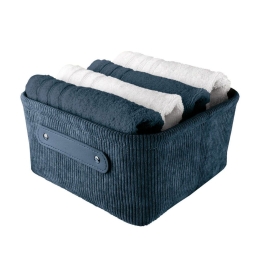 Καλάθι Αποθήκευσης Bedford M 23x11x 23cm Mare Kleine Wolke Πολυέστερ