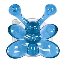 Κρεμάστρα Μπάνιου Crazy Hooks Butterfly Lisa 7,1x7,5cm Turquoise Kleine Wolke Θερμοπλαστικό