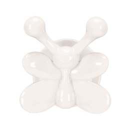 Κρεμάστρα Μπάνιου Jolly Butterfly 8,1x6,9cm White Kleine Wolke AS,ABS