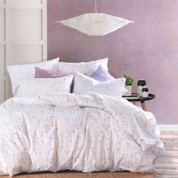 Σεντόνια Σετ 4Τμχ. Nova Paint Spots Multi Ρυθμός Υπέρδιπλο 220x260cm Χωρίς Λάστιχο 100% Βαμβάκι