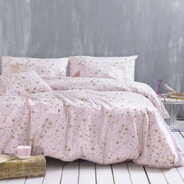 Κουβερλί Diva Estella Σετ 3τμχ Pink Ρυθμός Ημίδιπλο 160x240cm 100% Βαμβάκι
