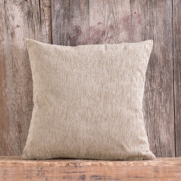 Μαξιλαροθήκη Διακοσμητική Kidal Light Beige Ρυθμός 40Χ40 Chenille-Πολυέστερ