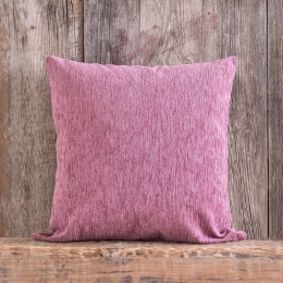 Μαξιλαροθήκη Διακοσμητική Kidal Pink Ρυθμός 40Χ40 Chenille-Πολυέστερ