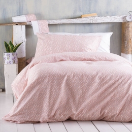 Πάπλωμα Παιδικό Symbol Cute (Σετ 2τμχ) Pink Ρυθμός Ημίδιπλο 160x240cm 100% Βαμβάκι