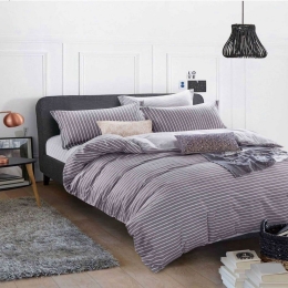Πάπλωμα Marinelli (Σετ 3τμχ) Grey Ρυθμός Υπέρδιπλο 220x240cm 100% Βαμβακοσατέν