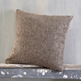 Μαξιλαροθήκη Διακοσμητική Rowen Brown Ρυθμός 40Χ40 Chenille,Βαμβάκι,Polyester