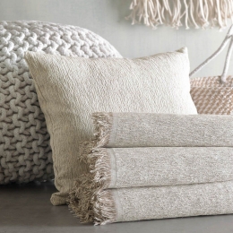 Ριχτάρι Carson Beige Ρυθμός Διθέσιο 180x240cm 100% Βαμβάκι