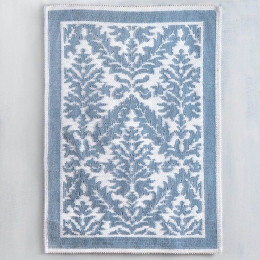 Ταπέτο Μπάνιου Bukle Blue Ρυθμός 60 x 90 60x90cm Βαμβάκι-Πολυέστερ
