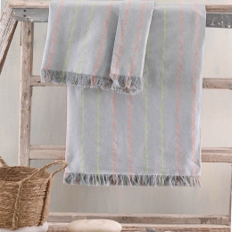 Ριχτάρι Sezane Grey Ρυθμός Πολυθρόνα 160x180cm Βαμβάκι-Πολυέστερ
