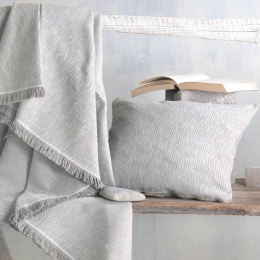 Ριχτάρι Nord Grey Ρυθμός Τετραθέσιο 180x330cm Βαμβάκι-Πολυέστερ