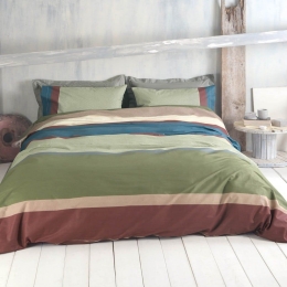 Κουβερλί Sandra (Σετ 3τμχ) Grey Ρυθμός Υπέρδιπλo 220x240cm Βαμβάκι-Πολυέστερ