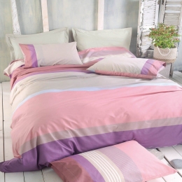 Κουβερλί Sandra (Σετ 2τμχ) Beige Ρυθμός Ημίδιπλο 160x240cm Βαμβάκι-Πολυέστερ