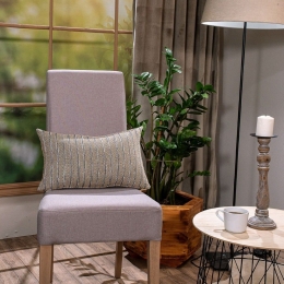 Μαξιλαροθήκη Διακοσμητική Orlando 02 Beige Teoran 30X50 Ακρυλικό-Πολυέστερ