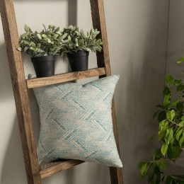 Μαξιλαροθήκη Διακοσμητική Siena 05 Blue Teoran 43X43 Βαμβάκι-Πολυέστερ