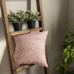 Μαξιλαροθήκη Διακοσμητική Vicenza 06 Pink Teoran 43X43 Βαμβάκι-Πολυέστερ