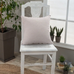 Μαξιλαροθήκη Διακοσμητική Guensa 07 Lila Teoran 45X45 Βαμβάκι-Πολυέστερ