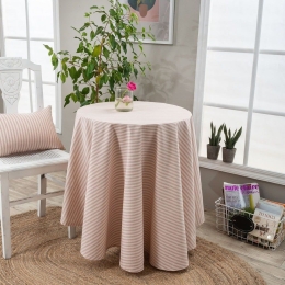 Ροτόντα Guensa 06 Pink Teoran Διάμετρος 180cm Βαμβάκι-Πολυέστερ
