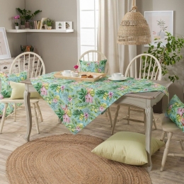 Καρέ Morella Multi Teoran 90X90cm Βαμβάκι-Πολυέστερ