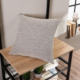Μαξιλάρι Διακοσμητικό (Με Γέμιση) Minessota 01 Ecru Teoran 43X43 Ακρυλικό,Βαμβάκι, Polyester