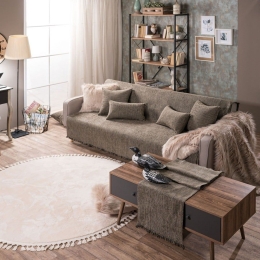 Ριχτάρι Minessota 03 Elephant Teoran Διθέσιο 180x250cm Ακρυλικό,Βαμβάκι, Polyester