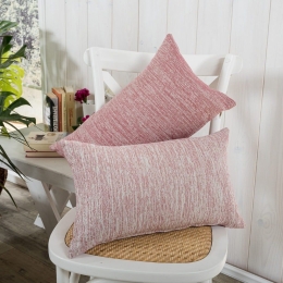 Μαξιλάρι Διακοσμητικό (Με Γέμιση) Ragusta 06 Pink Teoran 30X50 Βαμβάκι-Πολυέστερ