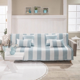 Ριχτάρι Gella 08 Light Blue Teoran Τριθέσιο 180x300cm Βαμβάκι-Πολυέστερ