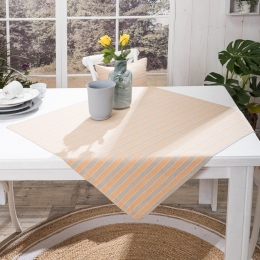 Καρέ Prado 14 Peach Teoran 90X90cm Βαμβάκι-Πολυέστερ