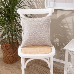 Μαξιλαροθήκη Διακοσμητική Rota 02 Beige Teoran 45X45 Ακρυλικό,Βαμβάκι, Polyester