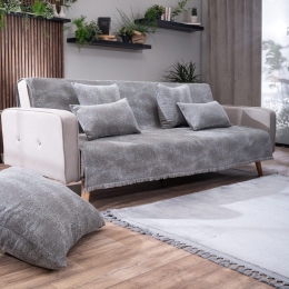Ριχτάρι Cincinnati 11 Grey Teoran Διθέσιο Ακρυλικό,Βαμβάκι, Polyester