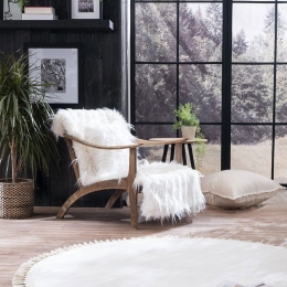 Χαλί Softy New 01 Ecru Teoran 120X120cm Round