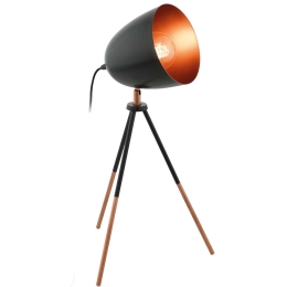 Φωτιστικό Επιτραπέζιο Chester 49385 Black Eglo Μέταλλο