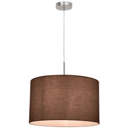 Φωτιστικό Οροφής Pasteri 31572 Taupe Eglo Μέταλλο,Ύφασμα