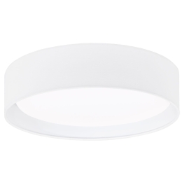 Φωτιστικό Οροφής Led Pasteri 31588 White Eglo Μέταλλο,Ύφασμα