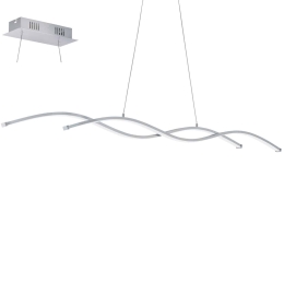Φωτιστικό Οροφής Led Lasana 2 96104 White Eglo Αλουμίνιο,Πολυπροπυλένιο