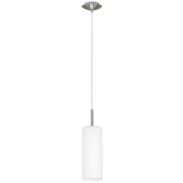 Φωτιστικό Οροφής Troy 3 85977 White Eglo Μέταλλο,Γυαλί