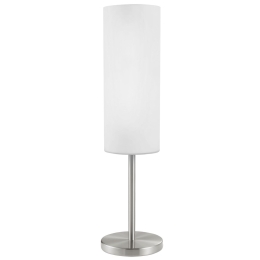 Φωτιστικό Επιτραπέζιο Troy 3 85981  White Eglo Μέταλλο,Γυαλί