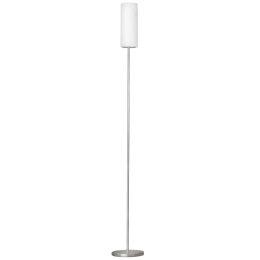 Φωτιστικό Δαπέδου Troy 3 85982  White Eglo Μέταλλο,Γυαλί