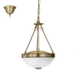 Φωτιστικό Οροφής Savoy 82747  White Eglo Μέταλλο,Γυαλί