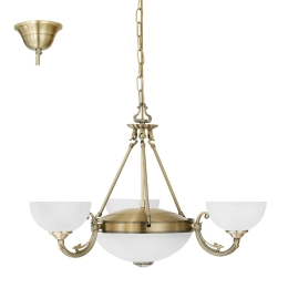 Φωτιστικό Οροφής Savoy 82748 White Eglo Μέταλλο,Γυαλί