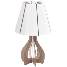 Φωτιστικό Επιτραπέζιο Cossano 94954 Brown Eglo Μέταλλο,Ξύλο