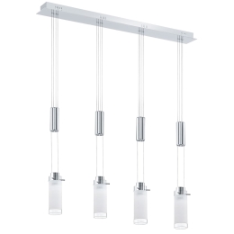 Φωτιστικό Οροφής Led Aggius 91546 White Eglo Μέταλλο,Γυαλί