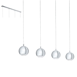 Φωτιστικό Οροφής Led Conessa 95912 Silver Eglo Μέταλλο,Πλαστικό